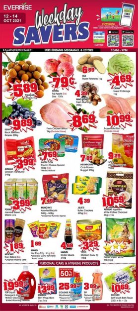 Everrise-Weekday-Savers-278x625 - Online Store Promotions & Freebies Sarawak Supermarket & Hypermarket 