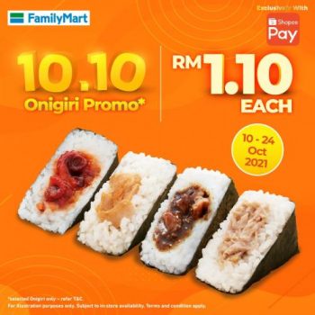 FamilyMart-ShopeePay-10.10-Onigiri-Promotion-350x350 - Beverages Food , Restaurant & Pub Johor Kedah Kelantan Kuala Lumpur Melaka Negeri Sembilan Pahang Penang Perak Perlis Promotions & Freebies Putrajaya Sabah Sarawak Selangor Supermarket & Hypermarket Terengganu 