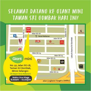 Giant-Mini-Opening-Promotion-at-Pandan-Mewah-Sunway-Mentari-Taman-Sri-Gombak-13-350x350 - Promotions & Freebies Selangor Supermarket & Hypermarket 
