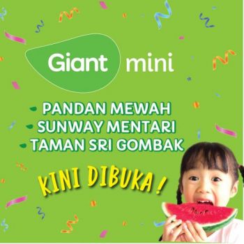 Giant-Mini-Opening-Promotion-at-Pandan-Mewah-Sunway-Mentari-Taman-Sri-Gombak-350x350 - Promotions & Freebies Selangor Supermarket & Hypermarket 