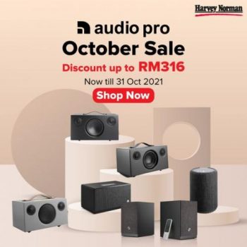 Harvey-Norman-Audio-Pro-October-Sale-350x350 - Audio System & Visual System Electronics & Computers Johor Kedah Kelantan Kuala Lumpur Malaysia Sales Melaka Negeri Sembilan Online Store Pahang Penang Perak Perlis Putrajaya Sabah Sarawak Selangor Terengganu 