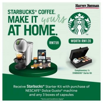 Harvey-Norman-Starbucks-At-Home-Roadshow-Promotion-at-Sunway-Velocity-1-1-350x350 - Beverages Food , Restaurant & Pub Kuala Lumpur Others Promotions & Freebies Selangor 