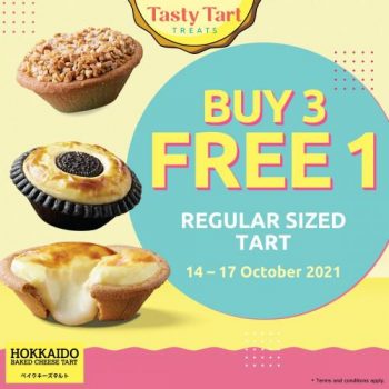 Hokkaido-Baked-Cheese-Tart-National-Dessert-Day-Buy-3-Free-1-Promotion-350x350 - Beverages Food , Restaurant & Pub Johor Kedah Kelantan Kuala Lumpur Melaka Negeri Sembilan Pahang Penang Perak Perlis Promotions & Freebies Putrajaya Sabah Sarawak Selangor Terengganu 