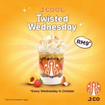 J.Co-J.Cool-Twisted-Wednesday-Promotion-1-350x350 - Beverages Food , Restaurant & Pub Johor Kedah Kelantan Kuala Lumpur Melaka Negeri Sembilan Pahang Penang Perak Perlis Promotions & Freebies Putrajaya Sabah Sarawak Selangor Terengganu 