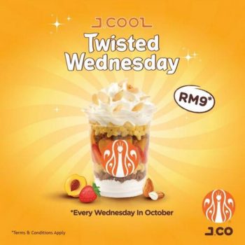 J.Co-J.Cool-Twisted-Wednesday-Promotion-350x350 - Beverages Food , Restaurant & Pub Johor Kedah Kelantan Kuala Lumpur Melaka Negeri Sembilan Pahang Penang Perak Perlis Promotions & Freebies Putrajaya Sabah Sarawak Selangor Terengganu 