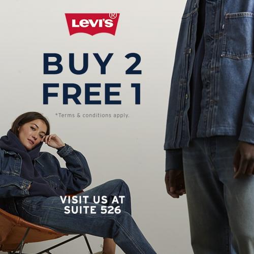 15-24 Oct 2021: Levi's Buy 2 Free 1 Sale at Johor Premium Outlets -  