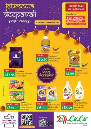 LuLu-Amerin-Mall-Seri-Kembangan-Deepavali-Promotion-350x495 - Promotions & Freebies Selangor Supermarket & Hypermarket 