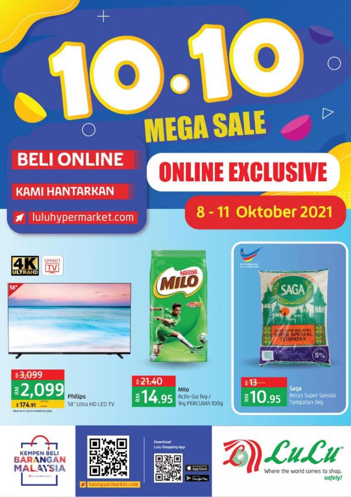 811 Oct 2021 LuLu Online 10.10 Mega Sale