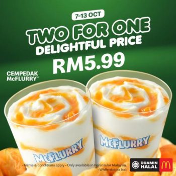 McDonalds-Cempedak-McFlurry-Promotion-350x350 - Beverages Fast Food Food , Restaurant & Pub Ice Cream Johor Kedah Kelantan Kuala Lumpur Melaka Negeri Sembilan Pahang Penang Perak Perlis Promotions & Freebies Putrajaya Sabah Sarawak Selangor Terengganu 