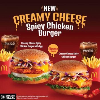 McDonalds-Creamy-Cheese-Spicy-Chicken-Burger-350x350 - Beverages Fast Food Food , Restaurant & Pub Johor Kedah Kelantan Kuala Lumpur Melaka Negeri Sembilan Pahang Penang Perak Perlis Promotions & Freebies Putrajaya Sabah Sarawak Selangor Terengganu 