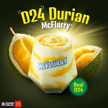 McDonalds-D24-Durian-McFlurry-Promo-350x350 - Beverages Fast Food Food , Restaurant & Pub Johor Kedah Kelantan Kuala Lumpur Melaka Negeri Sembilan Online Store Pahang Penang Perak Perlis Promotions & Freebies Putrajaya Sabah Sarawak Selangor Terengganu 