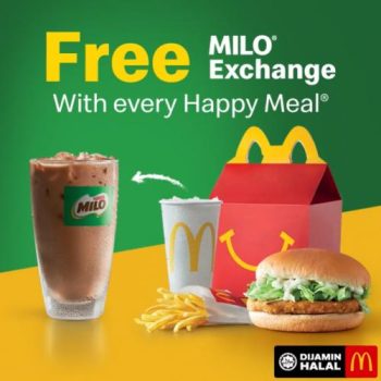 McDonalds-Happy-Meal-FREE-Exchange-To-Milo-Promotion-350x350 - Beverages Fast Food Food , Restaurant & Pub Johor Kedah Kelantan Kuala Lumpur Melaka Negeri Sembilan Pahang Penang Perak Perlis Promotions & Freebies Putrajaya Sabah Sarawak Selangor Terengganu 