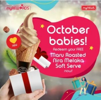 MyNews-Free-Maru-Soft-Serve-for-Oct-babies-350x347 - Food , Restaurant & Pub Ice Cream Johor Kedah Kelantan Kuala Lumpur Melaka Negeri Sembilan Pahang Penang Perak Perlis Promotions & Freebies Putrajaya Sabah Sarawak Selangor Supermarket & Hypermarket Terengganu 