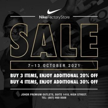 Nike-Factory-Store-Special-Sale-at-Johor-Premium-Outlets-350x350 7-13 Oct 2021: Nike Factory Store Special Sale at Johor Premium Outlets
