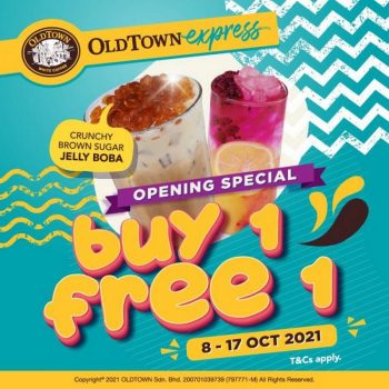 Oldtown-Express-Buy-1-Free-1-Promotion-at-Sunway-Putra-Mall-One-City-USJ-350x350 - Beverages Food , Restaurant & Pub Kuala Lumpur Promotions & Freebies Selangor 