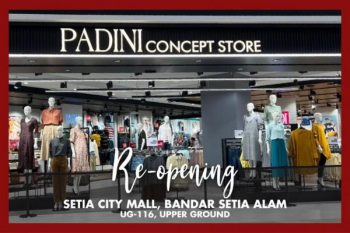 Padini-Concept-Store-Re-Opening-Promo-at-Setia-City-Mall-350x233 - Apparels Fashion Accessories Fashion Lifestyle & Department Store Promotions & Freebies Selangor 