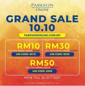 Parkson-Online-Grand-Sale - Johor Kedah Kelantan Kuala Lumpur Malaysia Sales Melaka Negeri Sembilan Online Store Pahang Penang Perak Perlis Putrajaya Sabah Sarawak Selangor Supermarket & Hypermarket Terengganu 