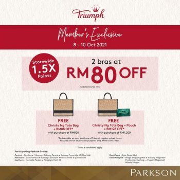 Parkson-Triumph-Members-Promotion-350x350 - Fashion Lifestyle & Department Store Johor Kedah Kelantan Kuala Lumpur Lingerie Melaka Negeri Sembilan Pahang Penang Perak Perlis Promotions & Freebies Putrajaya Sabah Sarawak Selangor Terengganu Underwear 