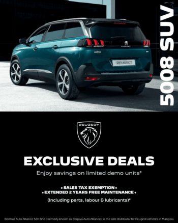 Peugeot-Exclusive-Deal-1-350x438 - Automotive Johor Kedah Kelantan Kuala Lumpur Melaka Negeri Sembilan Pahang Penang Perak Perlis Promotions & Freebies Putrajaya Sabah Sarawak Selangor Terengganu 