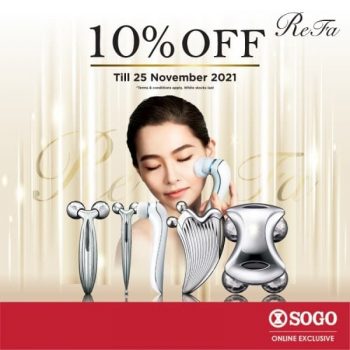 REFA-10-off-Promo-at-SOGO-350x350 - Beauty & Health Johor Kuala Lumpur Personal Care Promotions & Freebies Selangor Skincare 