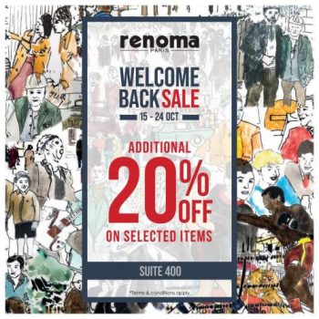 Renoma-Paris-Welcome-Back-Sale-at-Johor-Premium-Outlets-350x350 - Apparels Bags Fashion Accessories Fashion Lifestyle & Department Store Johor Malaysia Sales 