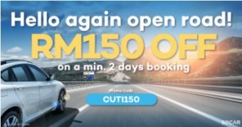 SOCAR-RM150-Off-Promo-Code-350x184 - Johor Kedah Kelantan Kuala Lumpur Melaka Negeri Sembilan Others Pahang Penang Perak Perlis Promotions & Freebies Putrajaya Sabah Sarawak Selangor Terengganu 