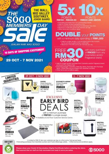 SOGO-Members-Day-Sale-350x495 - Johor Malaysia Sales Supermarket & Hypermarket 