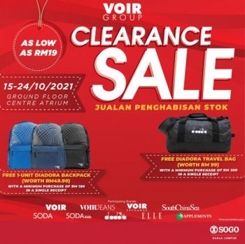 SOGO-VOIR-Group-Clearance-Sale-350x349 - Bags Fashion Accessories Fashion Lifestyle & Department Store Kuala Lumpur Selangor Warehouse Sale & Clearance in Malaysia 