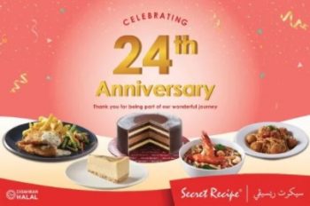 Secret-Recipe-24th-Year-Anniversary-Promotions-350x232 - Beverages Food , Restaurant & Pub Johor Kedah Kelantan Kuala Lumpur Melaka Negeri Sembilan Pahang Penang Perak Perlis Promotions & Freebies Putrajaya Sabah Sarawak Selangor Terengganu 