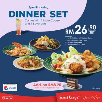 Secret-Recipe-Dinner-Set-Promotion-350x350 - Beverages Food , Restaurant & Pub Johor Kedah Kelantan Kuala Lumpur Melaka Negeri Sembilan Pahang Penang Perak Perlis Promotions & Freebies Putrajaya Selangor Terengganu 