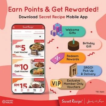 Secret-Recipe-Free-Coffee-RM3-Cash-Voucher - Beverages Food , Restaurant & Pub Johor Kedah Kelantan Kuala Lumpur Melaka Negeri Sembilan Pahang Penang Perak Perlis Promotions & Freebies Putrajaya Sabah Sarawak Selangor Terengganu 
