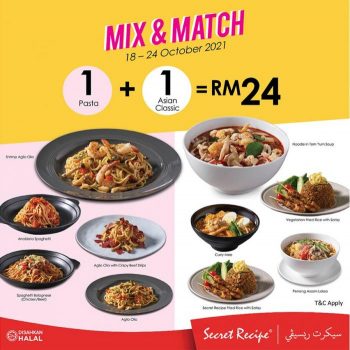 Secret-Recipe-Mix-Match-Promotion-350x350 - Beverages Food , Restaurant & Pub Johor Kedah Kelantan Kuala Lumpur Melaka Negeri Sembilan Pahang Penang Perak Perlis Promotions & Freebies Putrajaya Selangor Terengganu 