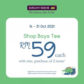 Sergent-Major-Boys-Tees-Promo-350x350 - Baby & Kids & Toys Children Fashion Johor Kedah Kelantan Kuala Lumpur Melaka Negeri Sembilan Pahang Penang Perak Perlis Promotions & Freebies Putrajaya Sabah Sarawak Selangor Terengganu 