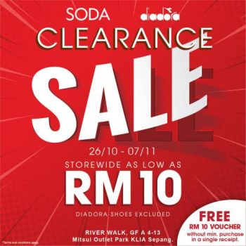Soda-Diadora-Clearance-Sale-at-Mitsui-Outlet-Park-350x350 - Apparels Fashion Accessories Fashion Lifestyle & Department Store Selangor 