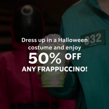 Starbucks-Halloween-50-OFF-Frappuccinos-Promotion-1-350x350 - Beverages Food , Restaurant & Pub Johor Kedah Kelantan Kuala Lumpur Melaka Negeri Sembilan Pahang Penang Perak Perlis Promotions & Freebies Putrajaya Sabah Sarawak Selangor Terengganu 