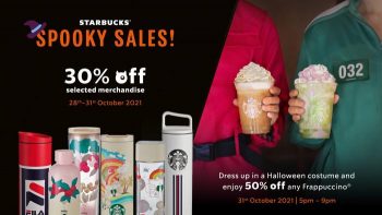 Starbucks-Halloween-Party-Spooky-Sale-350x197 - Beverages Food , Restaurant & Pub Johor Kedah Kelantan Kuala Lumpur Malaysia Sales Melaka Negeri Sembilan Pahang Penang Perak Perlis Putrajaya Sabah Sarawak Selangor Terengganu 