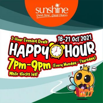 Sunshine-Evening-Happy-Hour-Promotion-350x350 - Penang Promotions & Freebies Supermarket & Hypermarket 