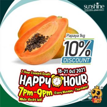 Sunshine-Evening-Happy-Hour-Promotion-4-350x350 - Penang Promotions & Freebies Supermarket & Hypermarket 