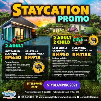 Sunway-Lost-World-Of-Tambun-Staycation-Promo-350x350 - Perak Promotions & Freebies Sports,Leisure & Travel Theme Parks 
