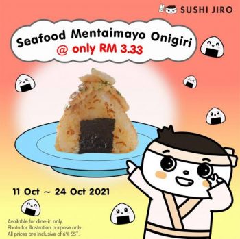 Sushi-Jiro-Seafood-Mentaimayo-Onigiri-Promo-350x349 - Beverages Food , Restaurant & Pub Johor Kedah Kelantan Kuala Lumpur Melaka Negeri Sembilan Pahang Penang Perak Perlis Promotions & Freebies Putrajaya Sabah Sarawak Selangor Terengganu 