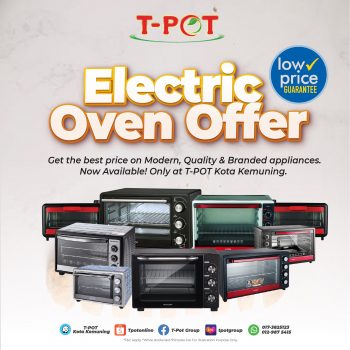 T-Pot-Electric-Oven-Promo-350x350 - Electronics & Computers Home Appliances Kitchen Appliances Promotions & Freebies Selangor 