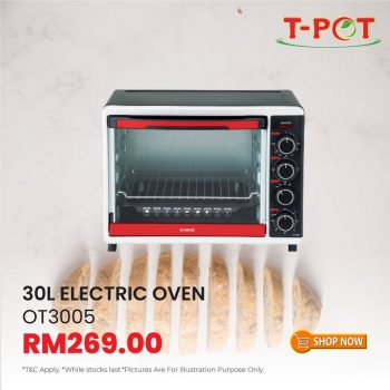 T-Pot-Electric-Oven-Promo-5-350x350 - Electronics & Computers Home Appliances Kitchen Appliances Promotions & Freebies Selangor 