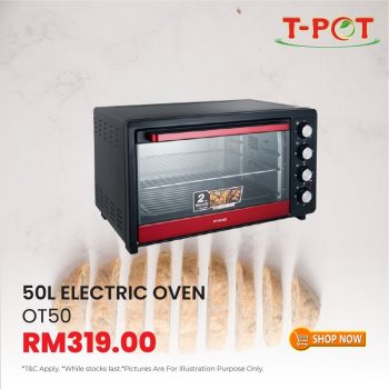 T-Pot-Electric-Oven-Promo-7-350x350 - Electronics & Computers Home Appliances Kitchen Appliances Promotions & Freebies Selangor 