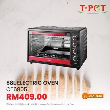 T-Pot-Electric-Oven-Promo-9-350x350 - Electronics & Computers Home Appliances Kitchen Appliances Promotions & Freebies Selangor