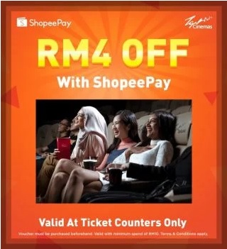 TGV-Cinemas-ShopeePay-Promo - Cinemas Johor Kedah Kelantan Kuala Lumpur Melaka Movie & Music & Games Negeri Sembilan Promotions & Freebies 