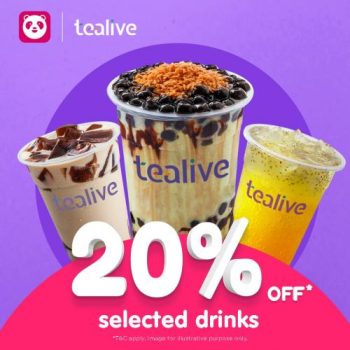 Tealive-FoodPanda-20-OFF-Promotion-350x350 - Beverages Food , Restaurant & Pub Johor Kedah Kuala Lumpur Melaka Negeri Sembilan Pahang Penang Perak Perlis Promotions & Freebies Putrajaya Sabah Sarawak Selangor Terengganu 