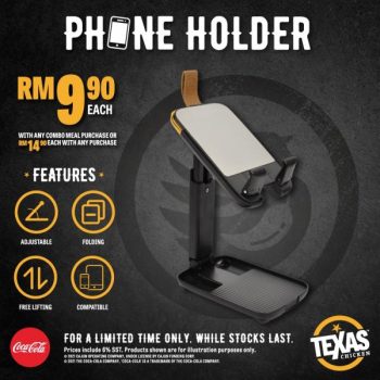 Texas-Chicken-Coca-Cola-Phone-Holder-Promotion-350x350 - Beverages Food , Restaurant & Pub Johor Kedah Kelantan Kuala Lumpur Melaka Negeri Sembilan Pahang Penang Perak Perlis Promotions & Freebies Putrajaya Sabah Sarawak Selangor Terengganu 