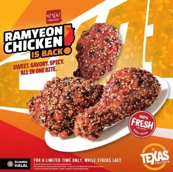 Texas-Chicken-Ramyeon-Chicken-Promo - Beverages Food , Restaurant & Pub Johor Kedah Kelantan Kuala Lumpur Melaka Negeri Sembilan Pahang Penang Perak Perlis Promotions & Freebies Putrajaya Sabah Sarawak Selangor Terengganu 