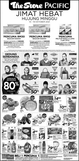 The-Store-and-Pacific-Hypermarket-Weekend-Promotion-307x625 - Johor Kedah Kelantan Kuala Lumpur Melaka Negeri Sembilan Pahang Penang Perak Perlis Promotions & Freebies Putrajaya Sabah Sarawak Selangor Supermarket & Hypermarket Terengganu 