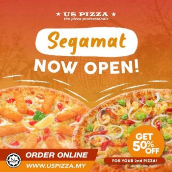 US-Pizza-Opening-Promotion-at-Segamat-350x350 - Beverages Food , Restaurant & Pub Johor Pizza Promotions & Freebies 